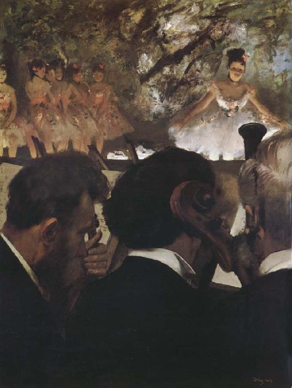 Edgar Degas Musician oil painting image
